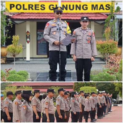 Polres Gunung Mas Siagakan 77 Personel Amankan Rangkaian Paskah 2026