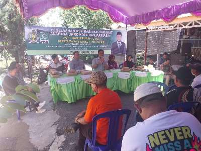 Serap Aspirasi di Sungai Andai, Zainal Hakim Fokus Infrastruktur