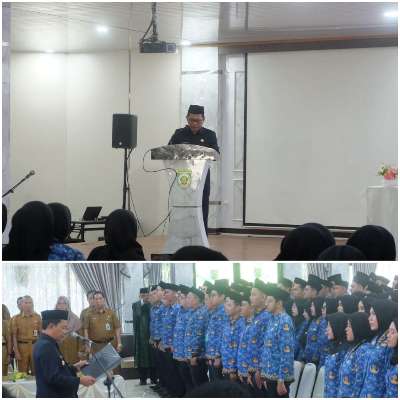 Lantik PNS Formasi 2024, Bupati Balangan Tekankan Integritas