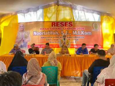 Noorlatifah Reses di Banjarmasin Timur  Undang Kelompok Maulid Habsyi