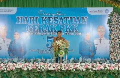 Peringatan HKG PKK ke-54, Bupati Balangan Apresiasi Pengabdian Kader