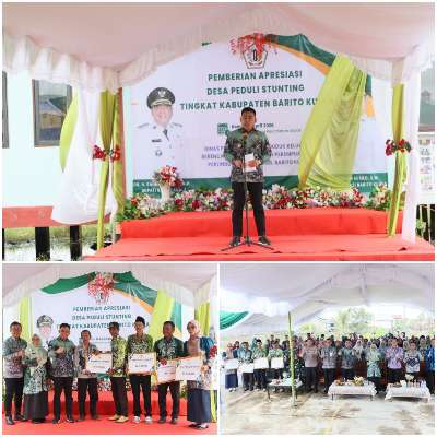 Empat Desa di Batola Raih Penghargaan Desa Peduli Stunting 2026
