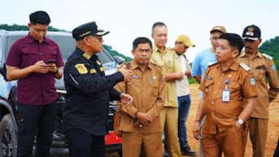 Serius Membangun, Bupati Kotabaru Tinjau Lahan 2 Ribu Hektar