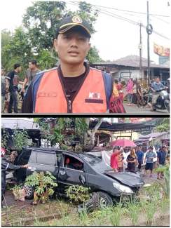 Innova Remuk Ditabrak Kereta di Asahan, Mesin Mendadak Mati di Perlintasan