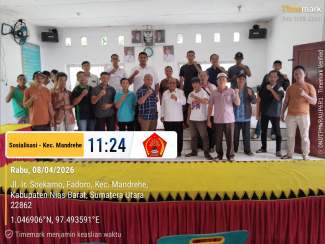 BPBD Nias Barat Sosialisasikan Teknis Bantuan Pascabencana