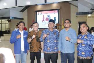 Wabup Wahyu Sagala Hadiri Pelantikan Pengurus Wushu Dairi, Dorong Prestasi Atlet