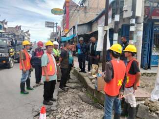 Pemkab Humbahas dan BBPJN Sumut Tinjau Terkait Pembangunan Gorong-gorong