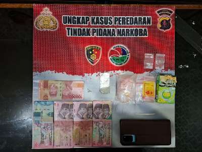 Polres Gunung Mas Ringkus Pengedar Sabu di Desa Fajar Harapan, Amankan Uang Tunai Jutaan Rupiah