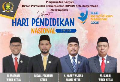 Iklan Ucapan DPRD Banjarmasin Selamat Hari Pendidikan Nasional