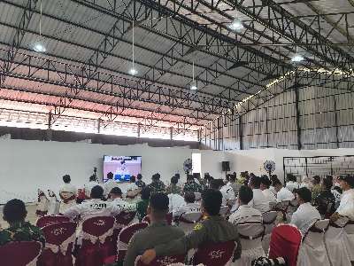 Bupati Balangan Ikuti Peluncuran 1.061 Koperasi Merah Putih oleh Presiden