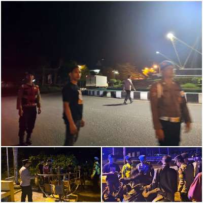 Gelar Patroli KRYD, Polres Gunung Mas Sasar Balapan Liar dan Knalpot Brong