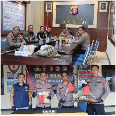Polres Gunung Mas Ungkap 5 Kasus Kejahatan Jalanan Periode Januari-Mei 2026
