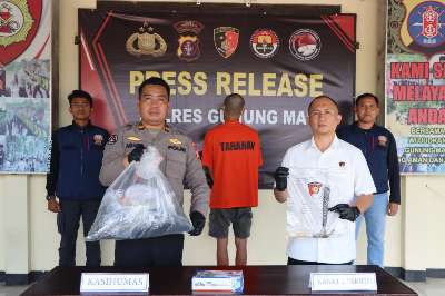Polres Gunung Mas Tangkap Pelaku Pembunuhan di Sungai Barou, Motif Sakit Hati Masalah Sepele