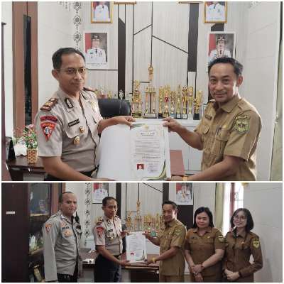 Dinkes Gunung Mas Terbitkan SLHS Kedua untuk Dapur Sehat Polres