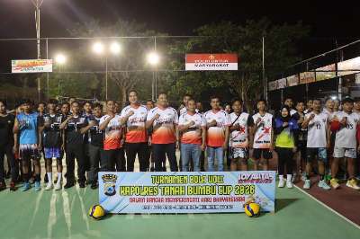 Kapolres Cup 2026 Tanah Bumbu Resmi Dimulai, Perebutkan Rp130 Juta