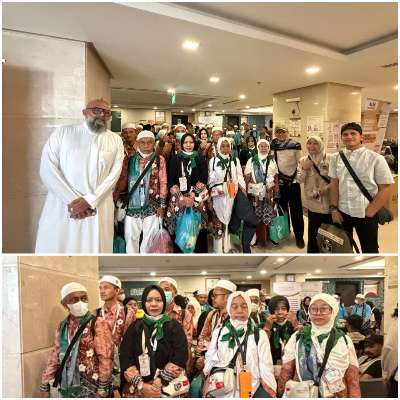 Kloter 16 Gabungan Balangan-HSU Tiba di Madinah dalam Kondisi Sehat