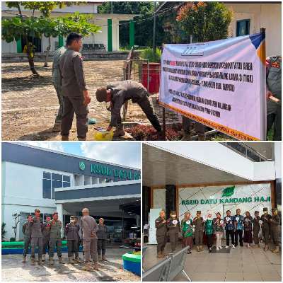 Satpol PP Balangan Gencarkan Sosialisasi Perda Kawasan Tanpa Rokok di RSUD