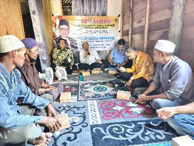 DPRD Kalsel Sosialisasikan Perda Pemberdayaan Masyarakat di Desa Panjaratan