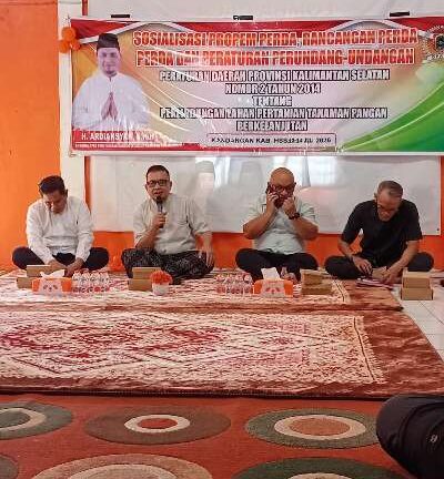 Perkuat Ketahanan Pangan, H Ardiansyah Ajak Warga Kandangan