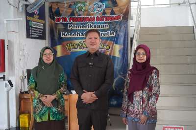 Wakil Ketua DPRD Balangan Tinjau Puskesmas Batumandi