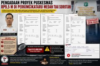 Pengadaan Proyek Puskesmas Rp9,5 M di Perkimcikataru Medan Tuai Sorotan