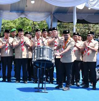 Jamdasu XI Ditutup, Samosir Apresiasi Kontingen Pramuka