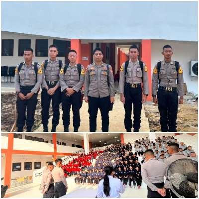 Polres Gunung Mas Dampingi Taruna Akpol Edukasi Karakter