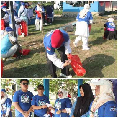 DPC Demokrat Tanah Bumbu Gelar Gerakan Langit Biru