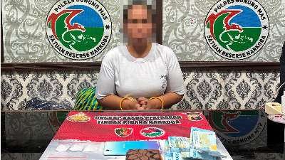Polres Gunung Mas Tangkap Pengedar Sabu Berinisial YT