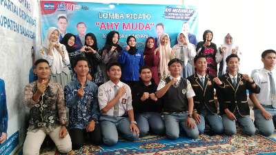 DPC Demokrat Balangan Gelar Lomba Pidato AHY Muda