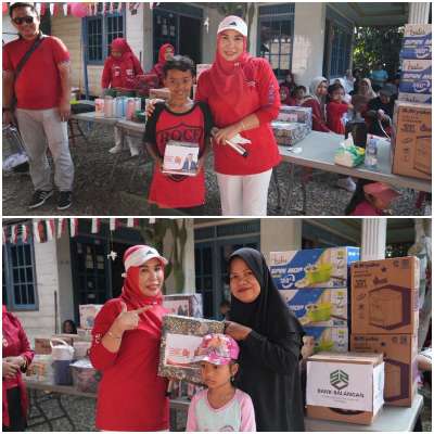 Sri Huriyati Hadi Semarakkan Lomba HUT ke-81 RI di Paringin Timur