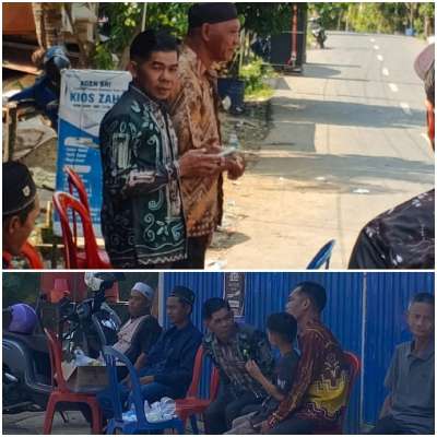 Hanil Tamjid Hadiri Pernikahan Warga Desa Hamarung Balangan