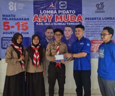 Yudistira Bayu Budjang Apresiasi Lomba Pidato AHY Muda di HST