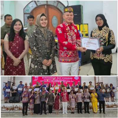 Malam Resepsi HUT Ke-81 RI Polres Gunung Mas Raih Juara