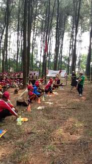 Asah Konsentrasi, Peserta Jamnas XII Asahan Jajal Lempar Pisau di Cibubur