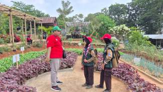 Kontingen Asahan Belajar Pertanian Modern di Kampung Pertanian Terpadu Jamnas XII