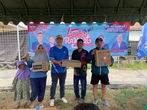 DPC Partai Demokrat Balangan Gelar Pesta Rakyat HUT ke-81 RI