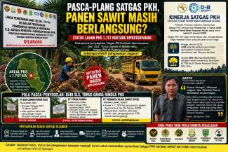 Pasca-Plang Satgas PKH, Panen Sawit Masih Berlangsung? Status Lahan PHS 1.757 Hektare Dipertanyakan