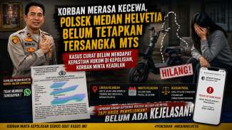 Korban Merasa Kecewa, Polsek Medan Helvetia Belum Tetapkan Tersangka MTS
