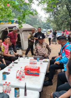 Ka Mabiran Silau Laut Sambangi Kontingen Asahan di Jamnas XII