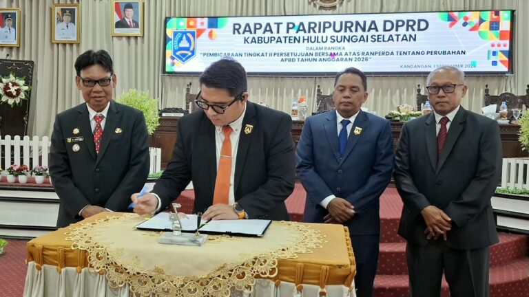 Perda Perubahan APBD HSS 2026 Disahkan Naik Rp661 Miliar