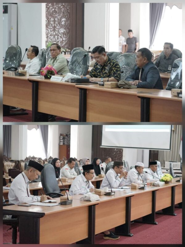 Komisi I DPRD HSS Audiensi Bersama BAZNAS Kabupaten HSS