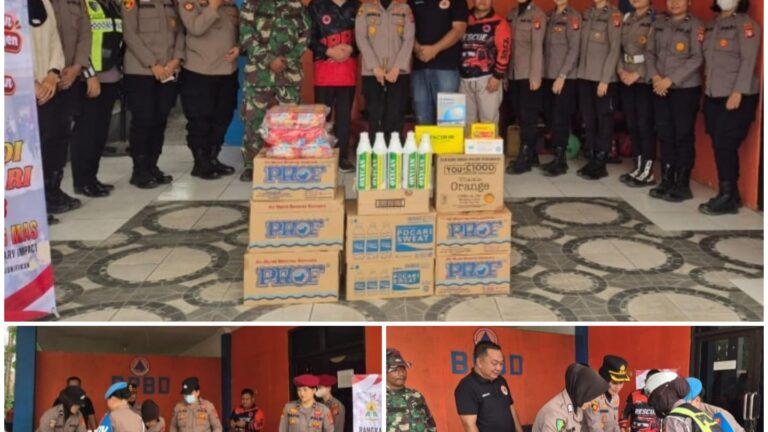 Kapolres Gunung Mas AKBP Arum Sari Puspita Dewi Salurkan