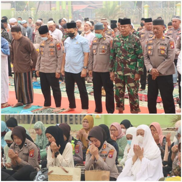 Polres Gunung Mas Gelar Salat Istisqa Mohon Hujan