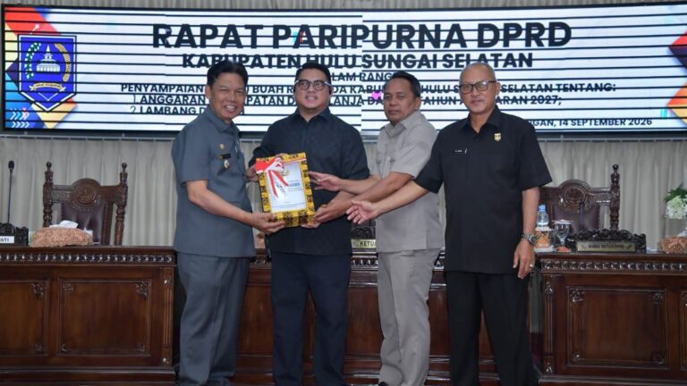 Pemkab HSS Sampaikan Ranperda APBD 2027 Proyeksi