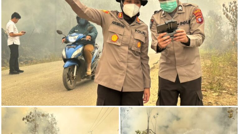 Kapolres Gunung Mas Pimpin Monitoring Karhutla di Tewah