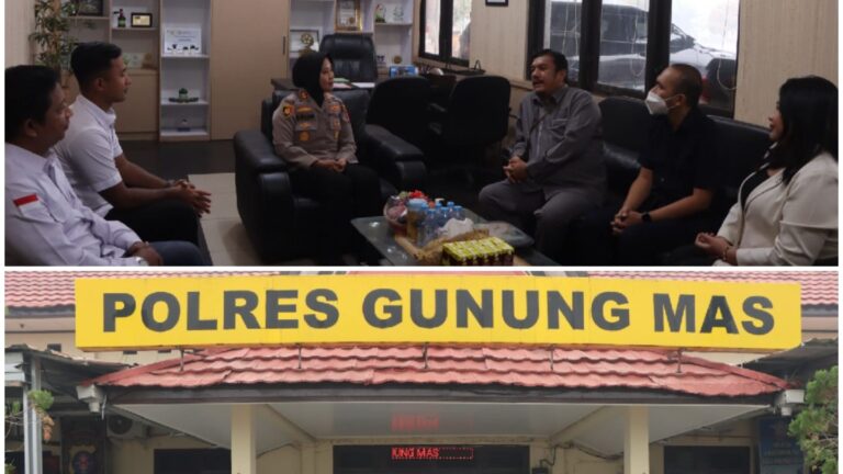 Kapolres Gunung Mas Terima Silaturahmi Ketua PN Kuala Kurun