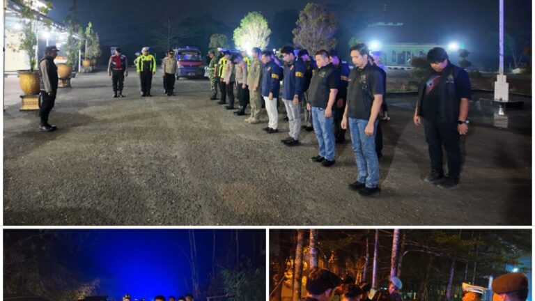 Kapolres Gunung Mas Pimpin Patroli Malam Karhutla dan Balap