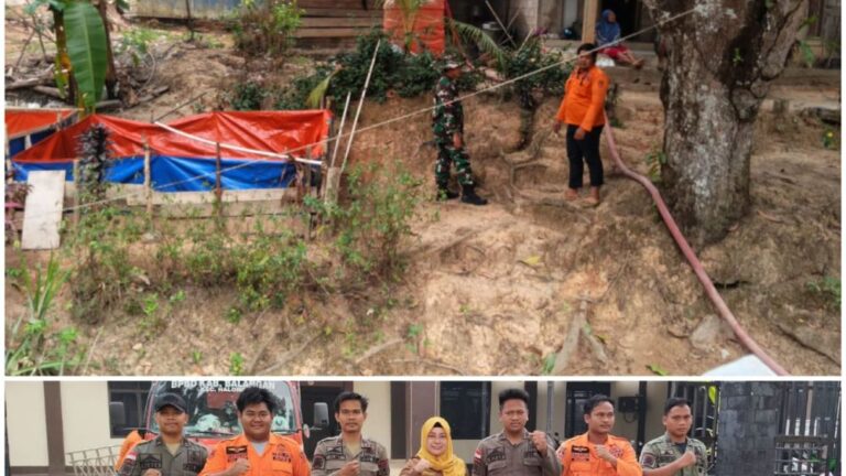 BPBD dan Satpol PP Balangan Salurkan Air Bersih di Sumber Agung