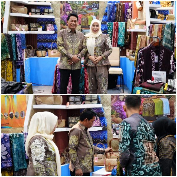 Bupati Abdul Hadi Kunjungi Stan Dekranasda Balangan di Kriyanusa